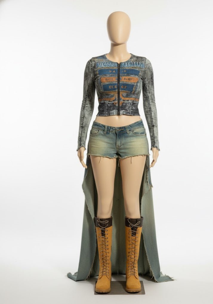 “Highland Rebel” - where rugged charm meets runway attitude.” - The Madhu“Highland Rebel” - where rugged charm meets runway attitude.”