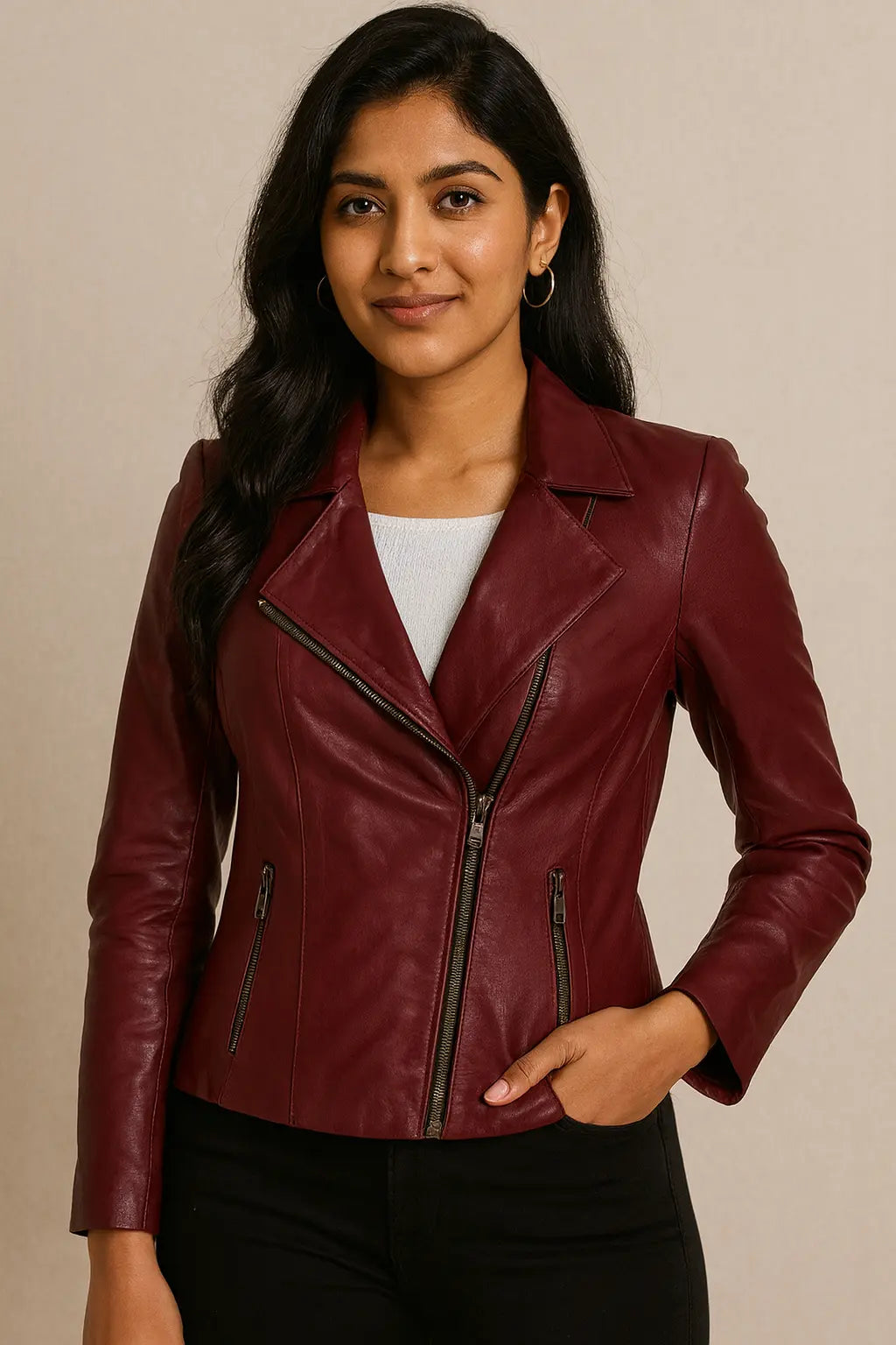 The Diva Burgundy-Step out in The Diva Burgundy — where bold meets beautiful. A jacket that’s not just worn, it’s owned. 💃🔥 The Madhu Store