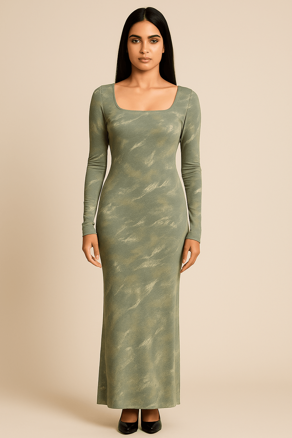 Blush Mist Bodycon Dress for Women | Elegant Cotton Lycra Fit by TheMadhuStore - The MadhuBlush Mist Bodycon Dress for Women | Elegant Cotton Lycra Fit by TheMadhuStore