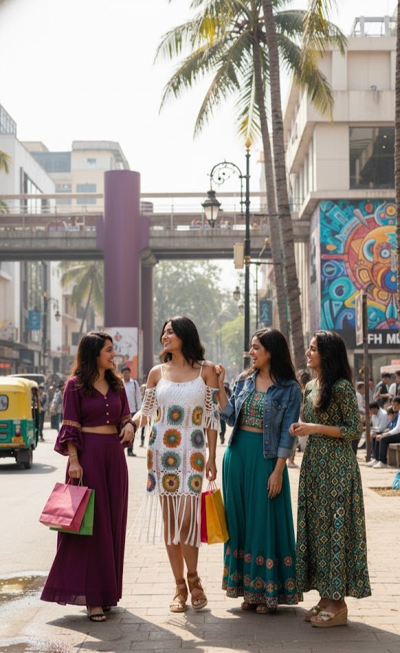 “Boho Bloom Knit Cover - Up” - A handcrafted crochet masterpiece that blends vintage charm with carefree coastal style. - The Madhu“Boho Bloom Knit Cover - Up” - A handcrafted crochet masterpiece that blends vintage charm with carefree coastal style.