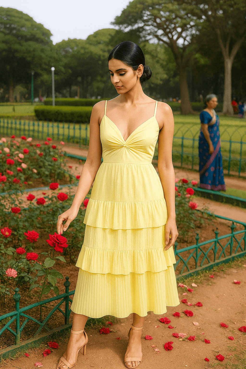 Butter Bloom Pleated Dress – The Madhu Store - The MadhuButter Bloom Pleated Dress – The Madhu Store