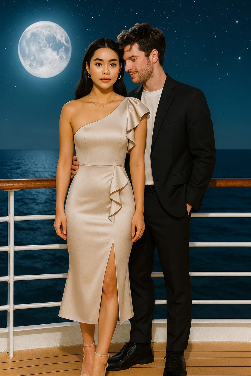 “Celestial Whisper Dress” - Elegant Party Wear for Women | The Madhu Store - The Madhu“Celestial Whisper Dress” - Elegant Party Wear for Women | The Madhu Store