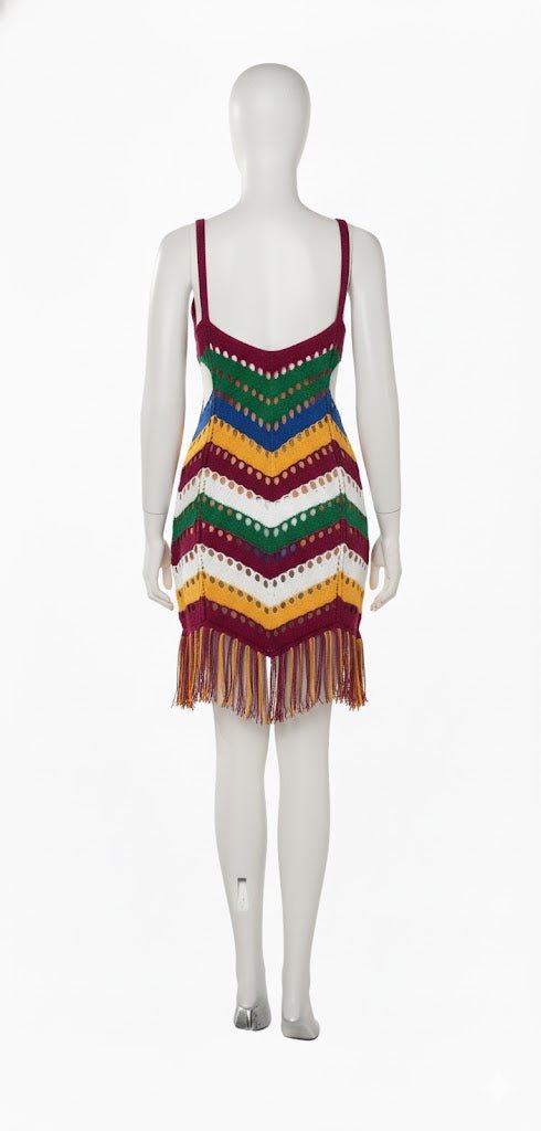 “Coastal Pop Knit Dress” - “Make waves in color — your coastal moment starts here.” - The Madhu“Coastal Pop Knit Dress” - “Make waves in color — your coastal moment starts here.”