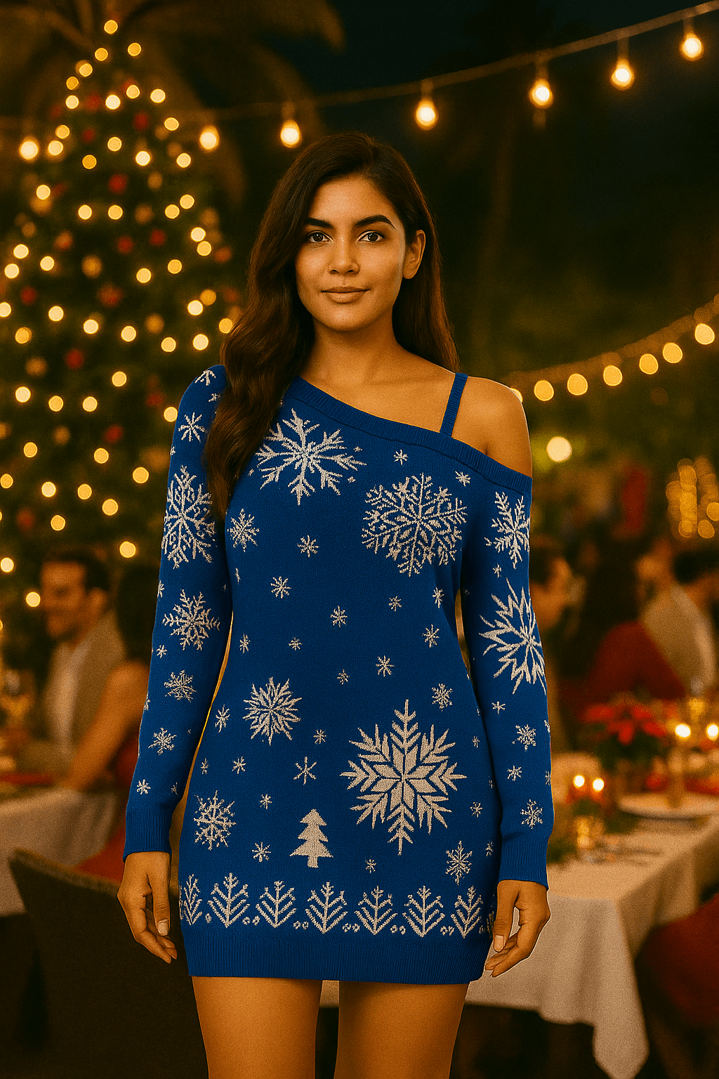 “Crimson Cozy Sleigh Dress” - “Wrap yourself in festive charm with the Crimson Cozy Sleigh Dress — where comfort meets Christmas sparkle.” - The Madhu“Crimson Cozy Sleigh Dress” - “Wrap yourself in festive charm with the Crimson Cozy Sleigh Dress — where comfort meets Christmas sparkle.”