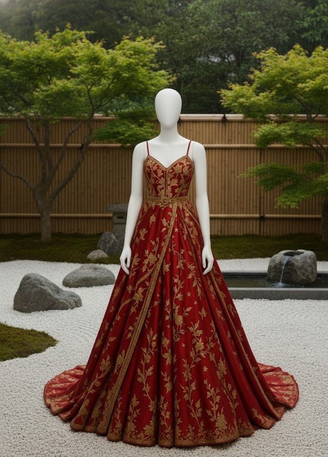 “Elysian Ember” - “A divine spark of elegance — where paradise meets fire.” - The Madhu“Elysian Ember” - “A divine spark of elegance — where paradise meets fire.”