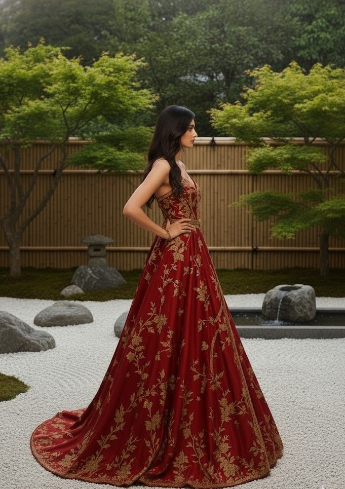 “Elysian Ember” - “A divine spark of elegance — where paradise meets fire.” - The Madhu“Elysian Ember” - “A divine spark of elegance — where paradise meets fire.”