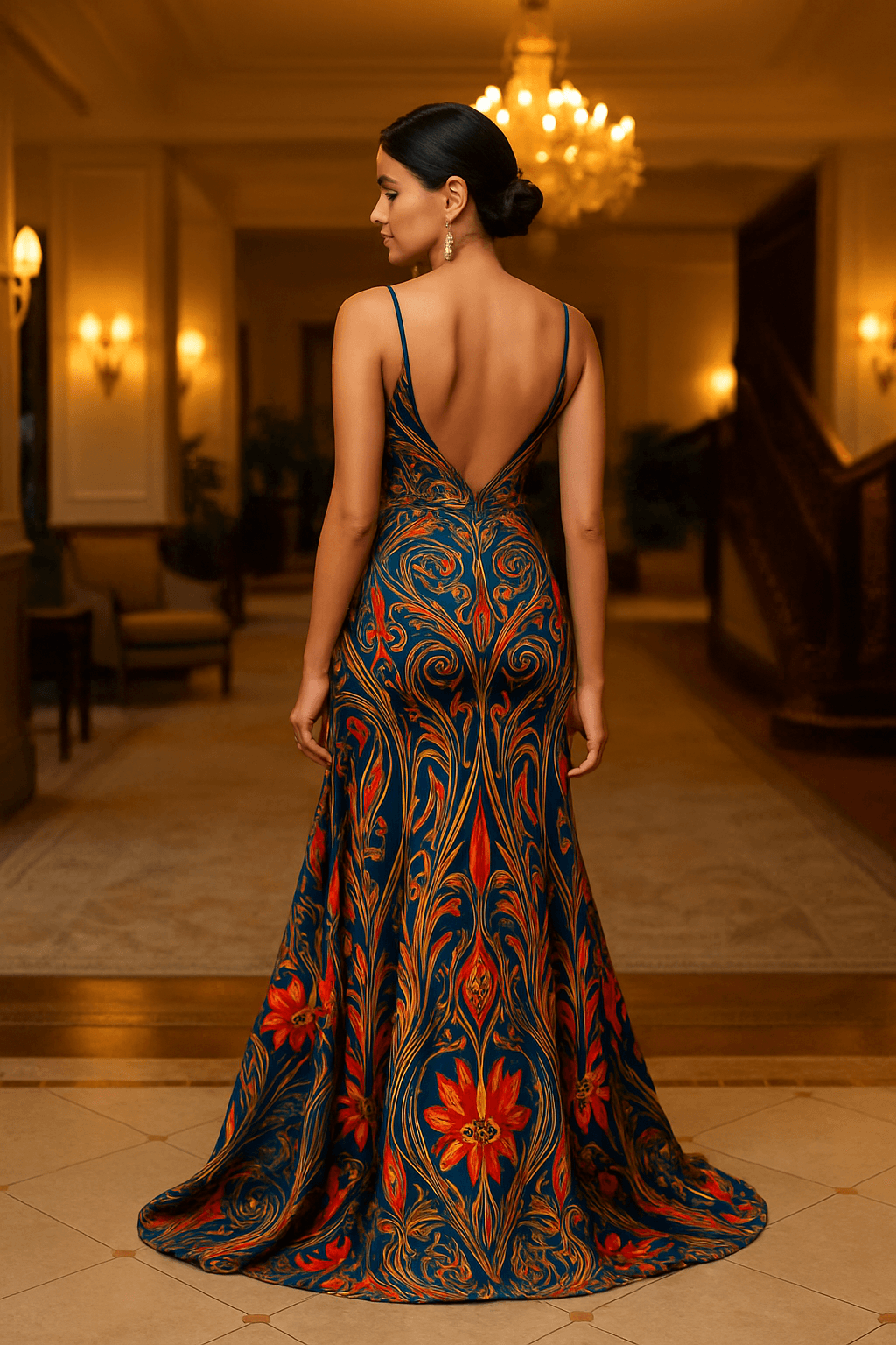 "Ethereal Mirage" - where calm meets couture ✨ flow in art, color & confidence.” - The Madhu"Ethereal Mirage" - where calm meets couture ✨ flow in art, color & confidence.”