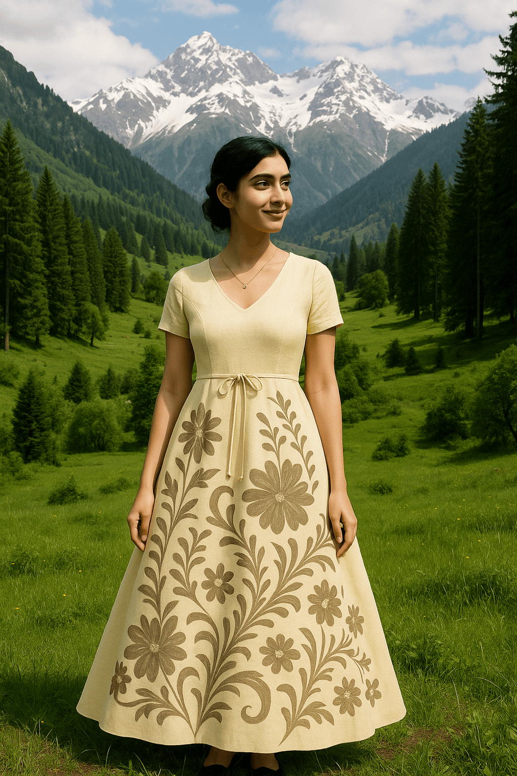 “Kashmira Mist Bridal Satin Dress” - Experience timeless elegance with the Kashmira Mist Bridal Satin Dress from The Madhu Store - The Madhu“Kashmira Mist Bridal Satin Dress” - Experience timeless elegance with the Kashmira Mist Bridal Satin Dress from The Madhu Store