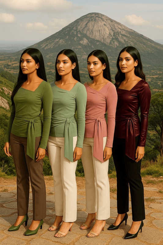 Pastel Wrap Top for Women | Stylish Asymmetrical Tie Top – The Madhu Store - The MadhuPastel Wrap Top for Women | Stylish Asymmetrical Tie Top – The Madhu Store