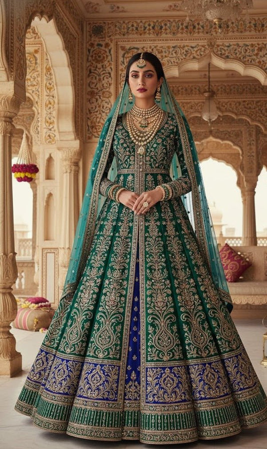 “Rang - e - Roya” - “Born from royal dreams and artisan devotion, Rang - E - Roya celebrates the grandeur of heritage — a color that belongs to your fairytale.” - The Madhu“Rang - e - Roya” - “Born from royal dreams and artisan devotion, Rang - E - Roya celebrates the grandeur of heritage — a color that belongs to your fairytale.”