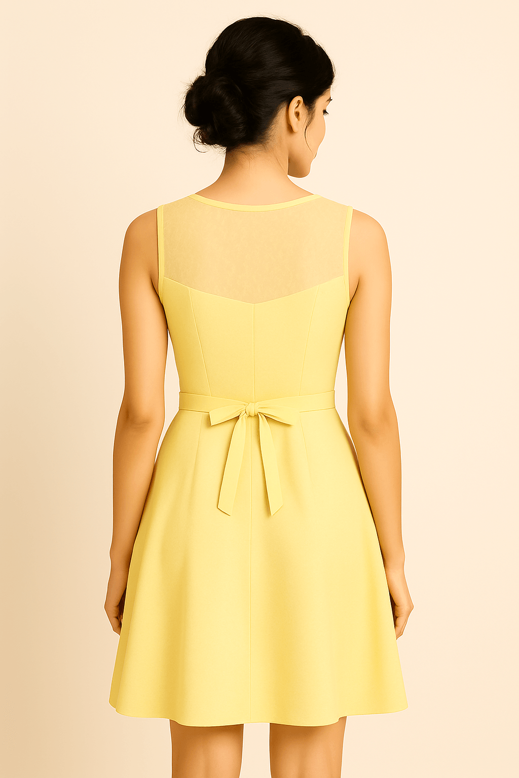 Sunlit Grace Lace Fit & Flare Dress - “Embrace sunshine elegance with our pastel yellow lace fit & flare dress — soft, graceful, and made to shine this season.” - The MadhuSunlit Grace Lace Fit & Flare Dress - “Embrace sunshine elegance with our pastel yellow lace fit & flare dress — soft, graceful, and made to shine this season.”