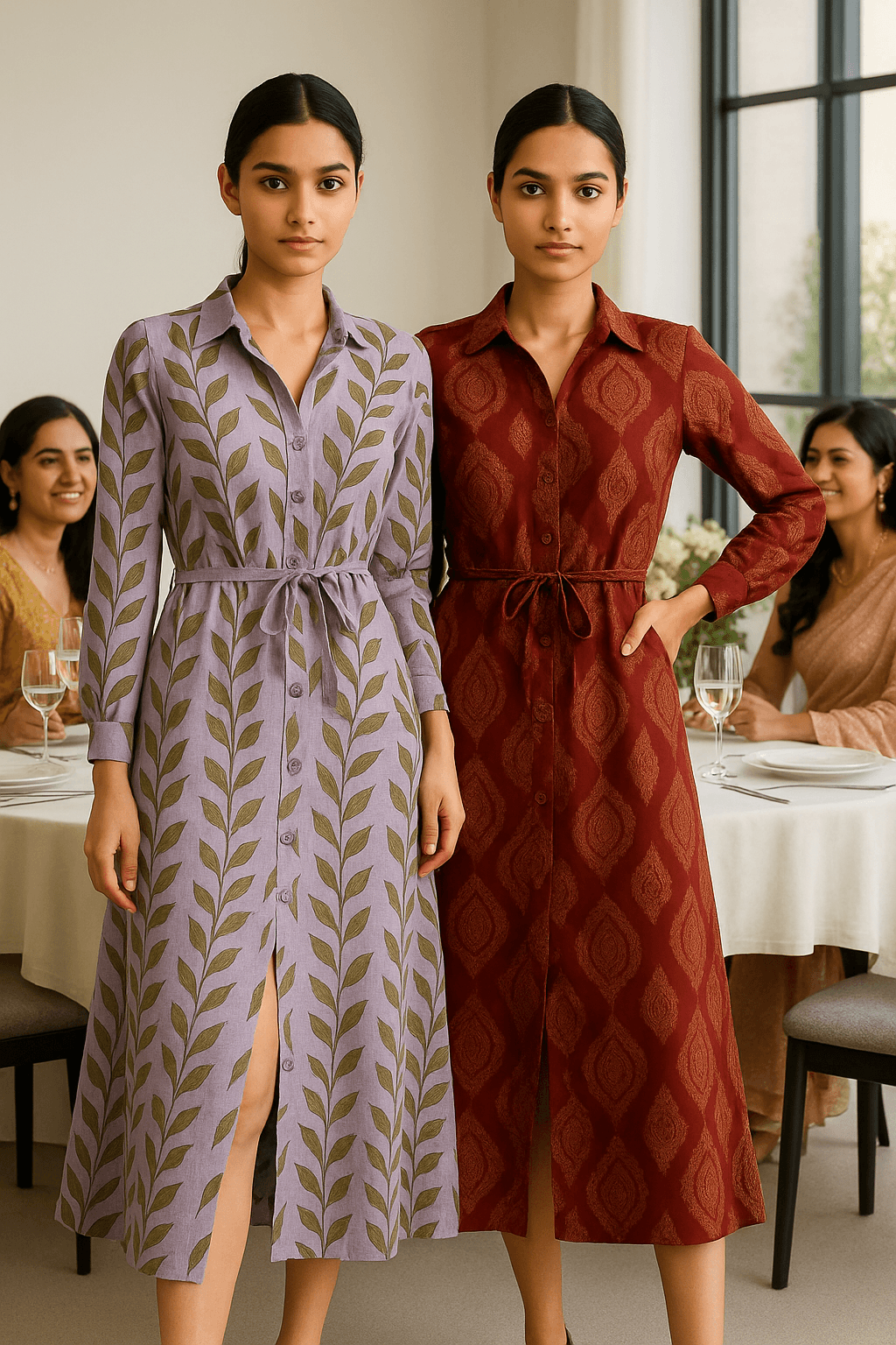 The Heritage Elegance dress - A timeless blend of Mughal artistry and modern nature — The Mughal Leaf Fusion Dress by The Madhu Store 🌿✨” - The MadhuThe Heritage Elegance dress - A timeless blend of Mughal artistry and modern nature — The Mughal Leaf Fusion Dress by The Madhu Store 🌿✨”