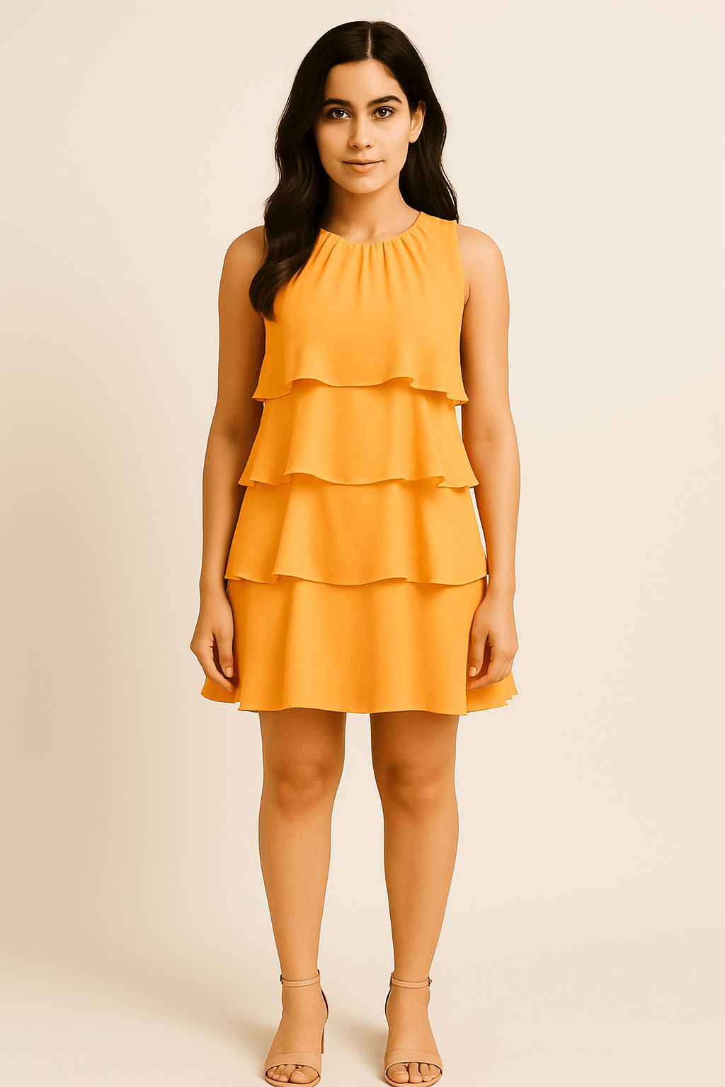 “The Madhu Store Emerald Grace Ruffle Dress” - The Madhu“The Madhu Store Emerald Grace Ruffle Dress”