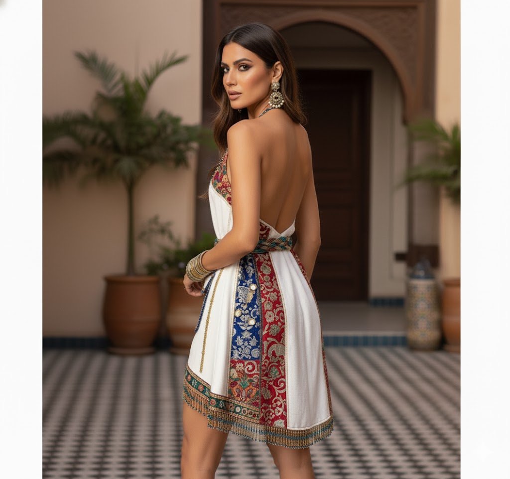 The Palace Garden Dress - "Wear the vibrant, intricate beauty of a Rajasthani palace garden in full bloom." - The MadhuThe Palace Garden Dress - "Wear the vibrant, intricate beauty of a Rajasthani palace garden in full bloom."