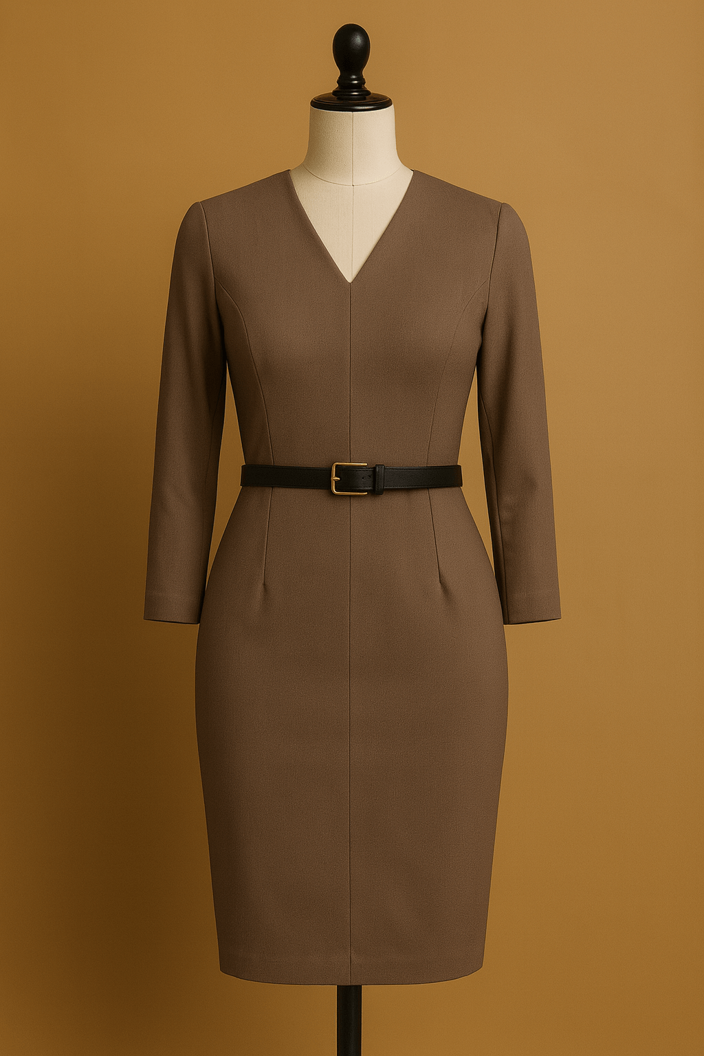 The Urban Grace Dress — Chic simplicity with an edge of power - The MadhuThe Urban Grace Dress — Chic simplicity with an edge of power