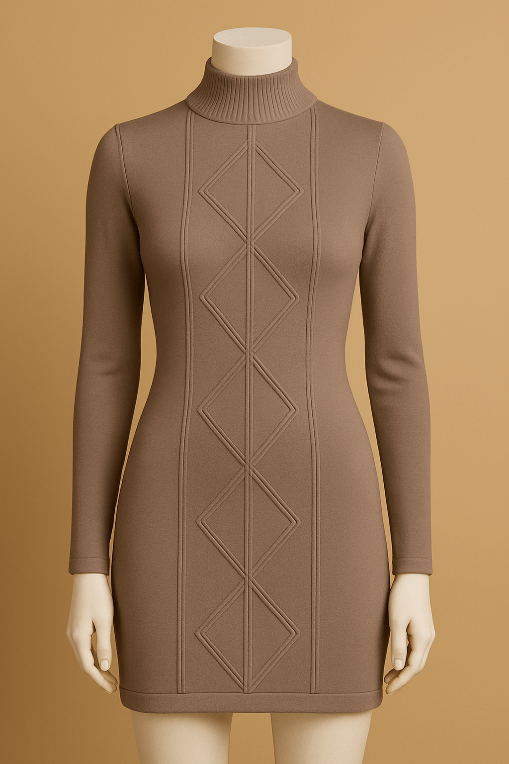 Urban Tranquil Dress – calm tone city sophistication. - The MadhuUrban Tranquil Dress – calm tone city sophistication.