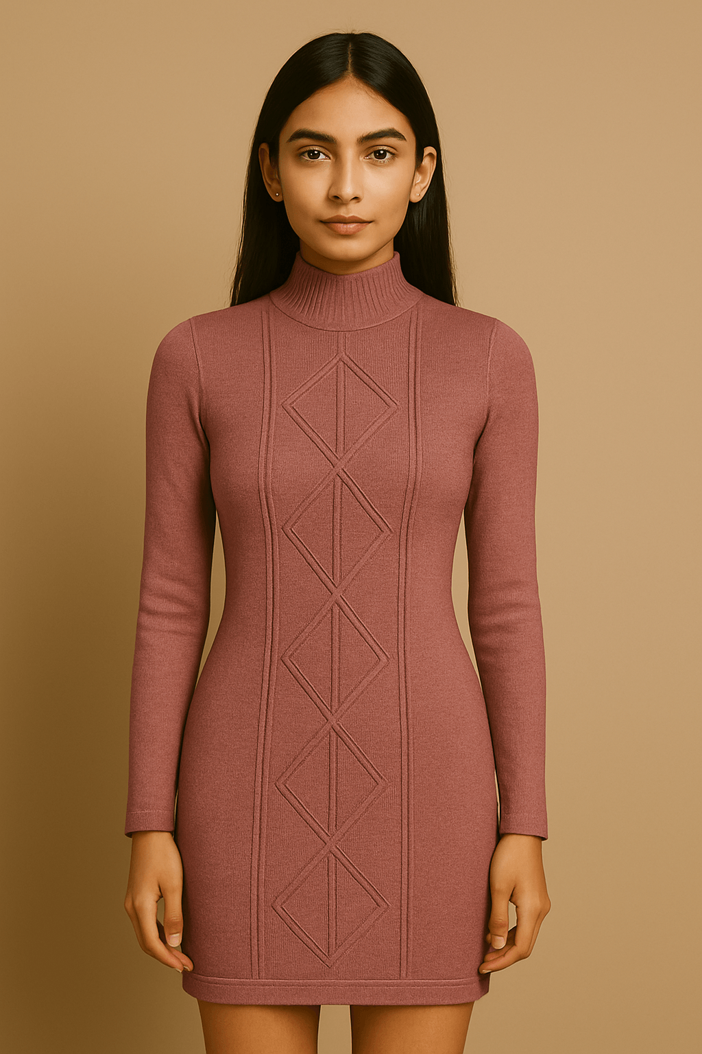 Urban Tranquil Dress – calm tone city sophistication. - The MadhuUrban Tranquil Dress – calm tone city sophistication.